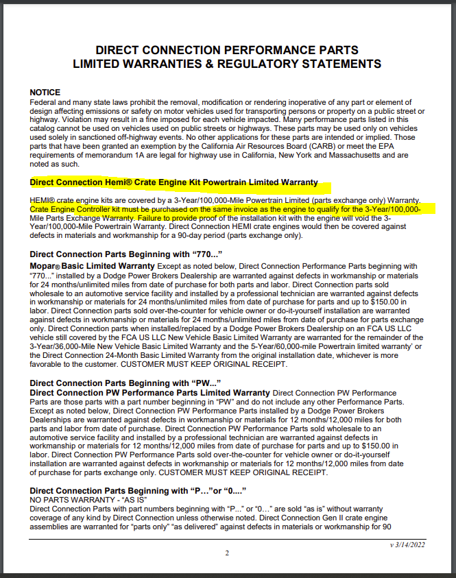 6.4 392 Hemi PCM wiring management kit Roseville Moparts