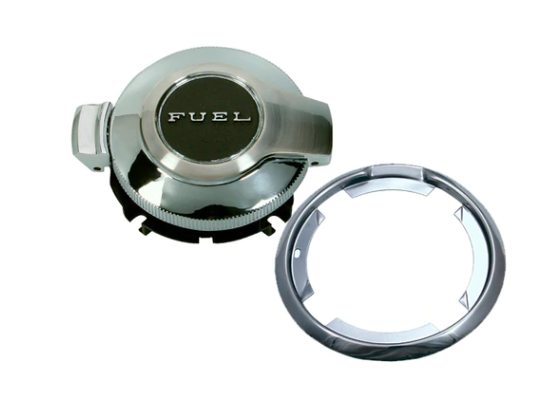 Flip Top gas Cap with trim ring 70 74 Challenger Roseville Moparts