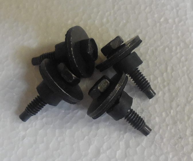 Quarter Window Regulator Attachment Bolts 19681970 BBody 2dr HT. Set of 4 Roseville Moparts