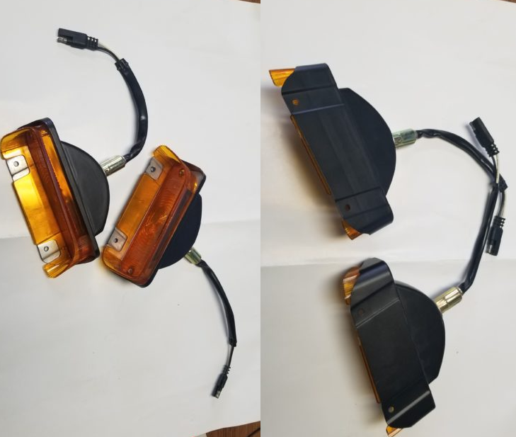 ラバーランプ セット（グリーン・レッド） Park Lamp Assemblies, 68-69 GTX, Roadrunner, Satellite, Belvedere