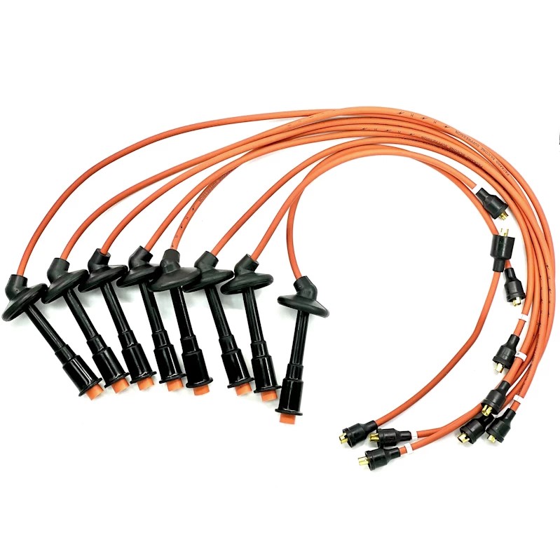 シュエット ボンネット 1966-1970 B-Body Hemi Spark Plug Wires w/Separators