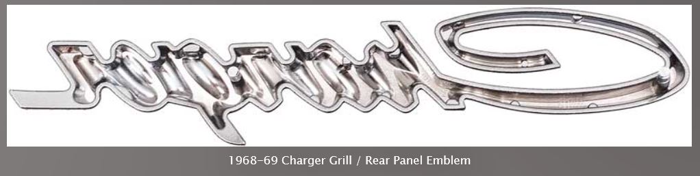 Tail Panel Emblem 68-69 Charger | Roseville Moparts