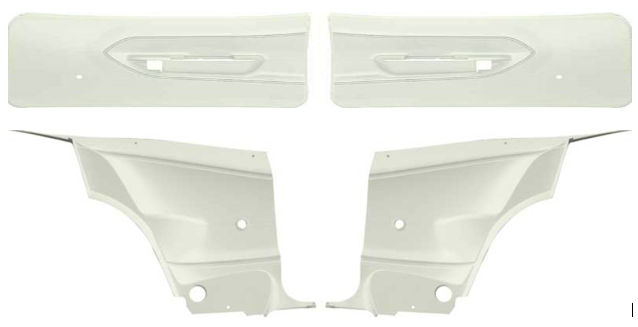 Door & Quarter Trim Panel Set 70-74 Cuda | Roseville Moparts